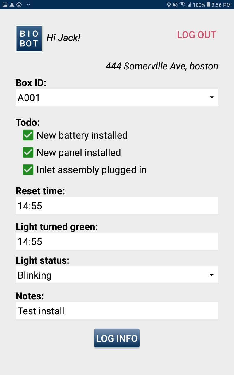 Development of android app