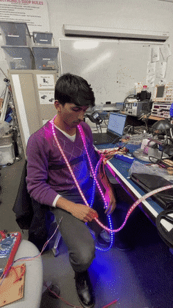 Jacket that pulses with breathing